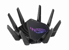 Ruteador Inalámbrico Asus Rog Rapture Gt-ax11000 Pro Antenas 8, Tribanda (2,4 Ghz/5 Ghz/5 Ghz), Wi-fi 6 (802.11ax), Puertos Lan 5, 4804 Mbit/s, Usb 2, Negro